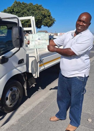 A+ learner smiling after a successful lesson